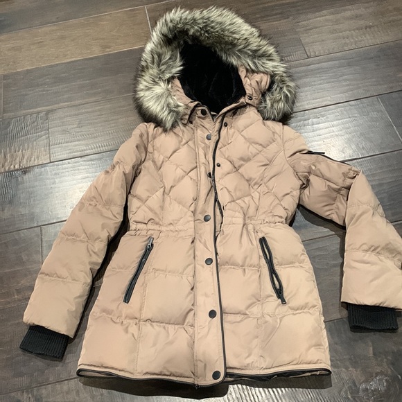 BCBGeneration faux fur trim Coat - Picture 5 of 10